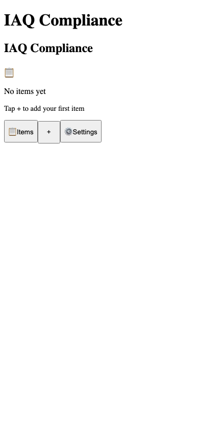 IAQ Compliance - HVAC Tool Pro export example